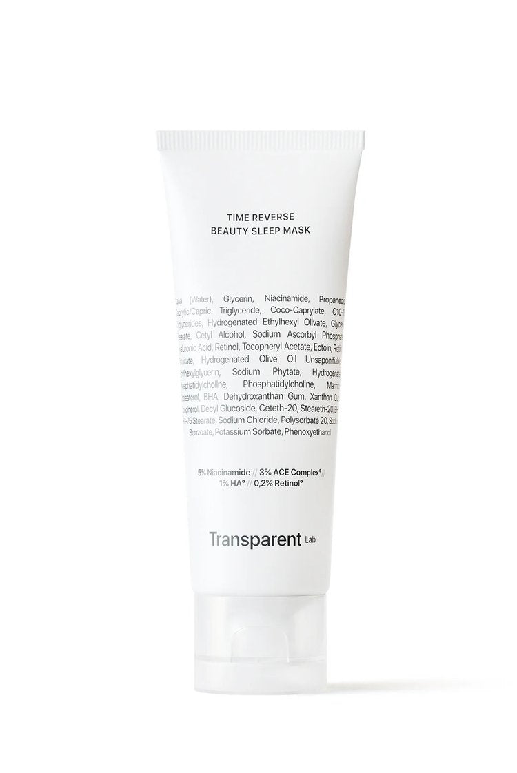 Mascarilla Facial Nocturna Antiedad - Transparent Lab