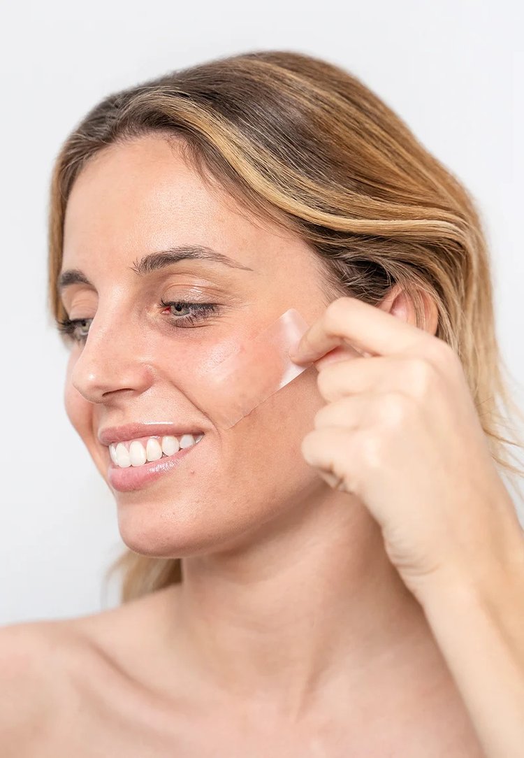 Parches Hidrocoloides XL Para Mejillas, Menton y Frente - Acnemy