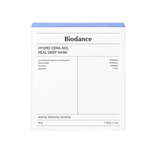 Mascarilla Facial Profunda Hydro-cera Nol 4 pz - Biodance