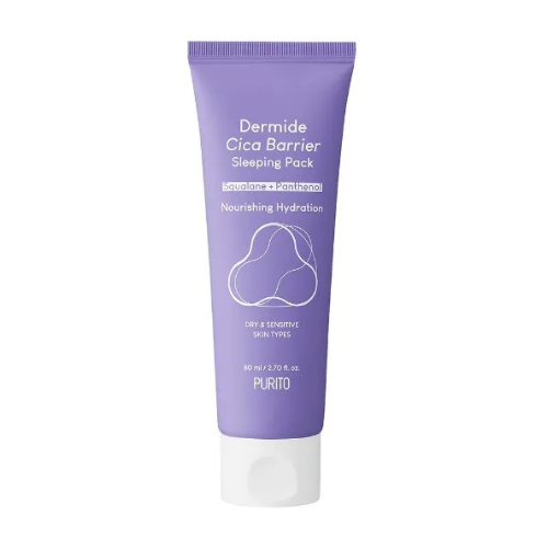 Mascarilla Facial Nocturna Dermide Cica Barrier 80 ml - Purito