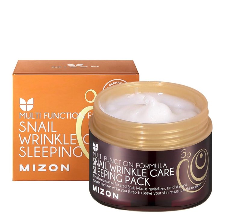 Mascarilla Facial de Noche Con Mucina de Caracol - Mizon