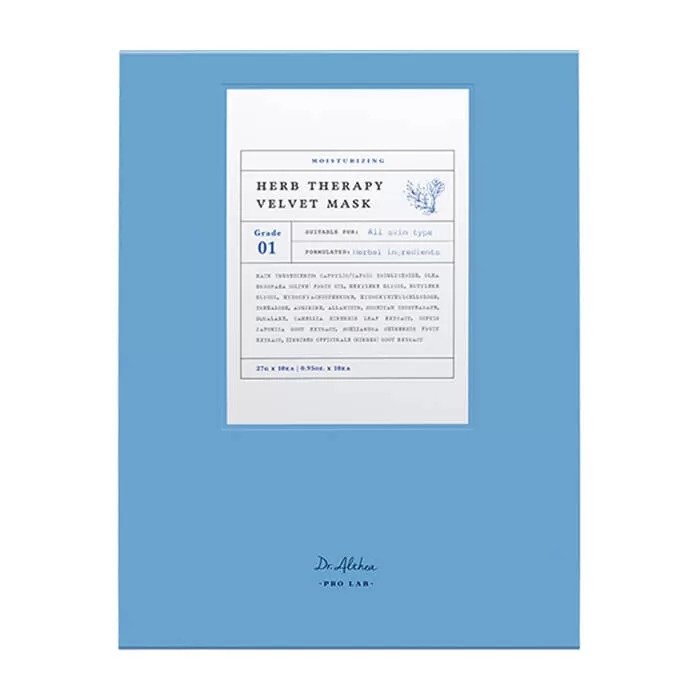 Mascarilla de Terciopelo con Terapia de Hierbas 27 g 10 pz - Dr. Althea