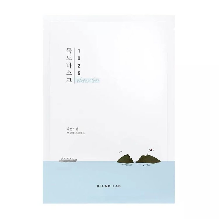 Mascarilla de Gel Hidratante 1025 Dokdo (10pzs)  30 ml - Roundlab