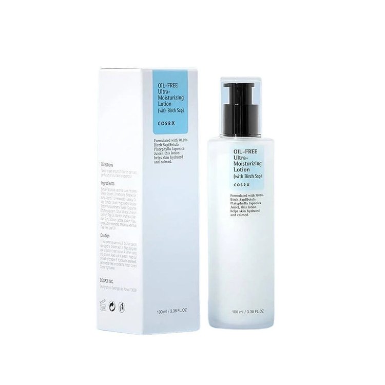 Loción Hidratante Facial Ultra Libre de Aceites 100 ml - Cosrx