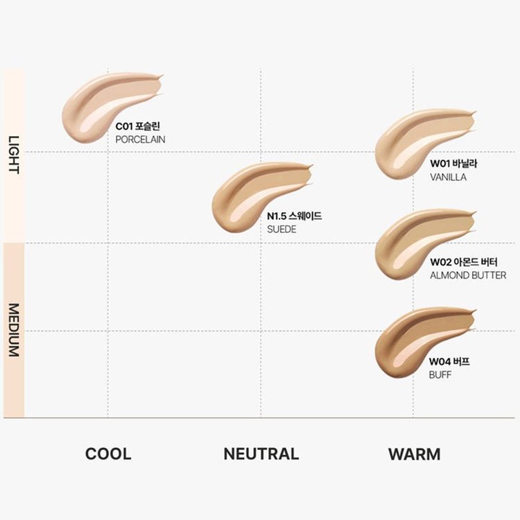 Almohadilla de Maquillaje LAYERING FIT COVER CUSHION EX SPF50+ PA++++ 12g - TFIT