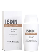 Bloqueador Solar Aclarante y Unificador de Tono Active Unify Fusion Fluid SPF50+ 50 ml - Isdin