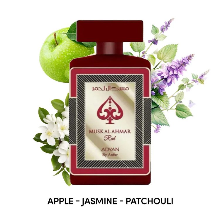 Perfume Árabe Musk al Ahmar Red 100 ml - Adyan