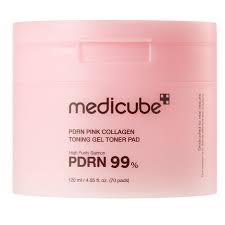 Pads Tónicos De Gel De Colágeno Rosa Pdrn 70 pcs - Medicube