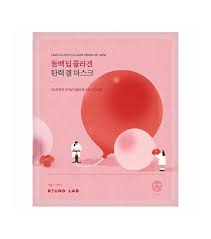 Mascarilla De Gel Reafirmante De Camelia Y Colágeno Profundo 4 pz - Round Lab