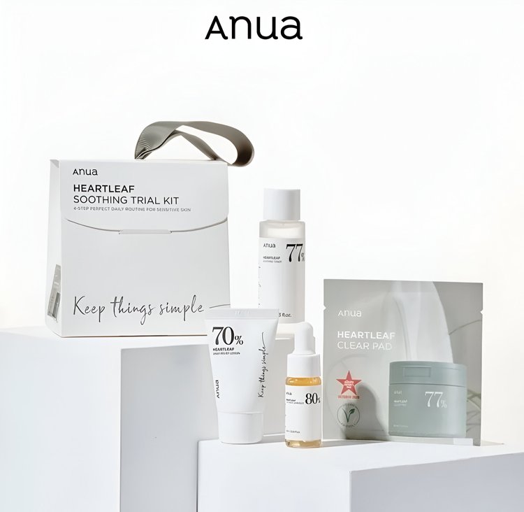 Kit Tónico, Ampolleta, Loción y Almohadillas Hidratantes - Anua