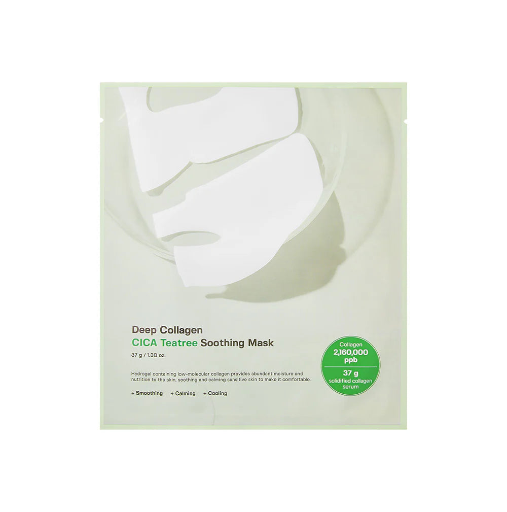 Mascarilla Deep Collagen Cica Teatree Soothing Mask 4pz - Sungboon Editor