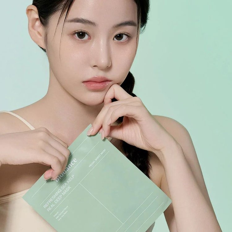 Mascarilla Facial Refreshing Sea Kelp Real Deep 4 pz - Biodance