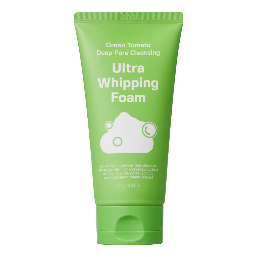 Limpiador Green Tomato Deep Pore Cleansing Ultra Whipping Foam 120g- Sungboon Editor