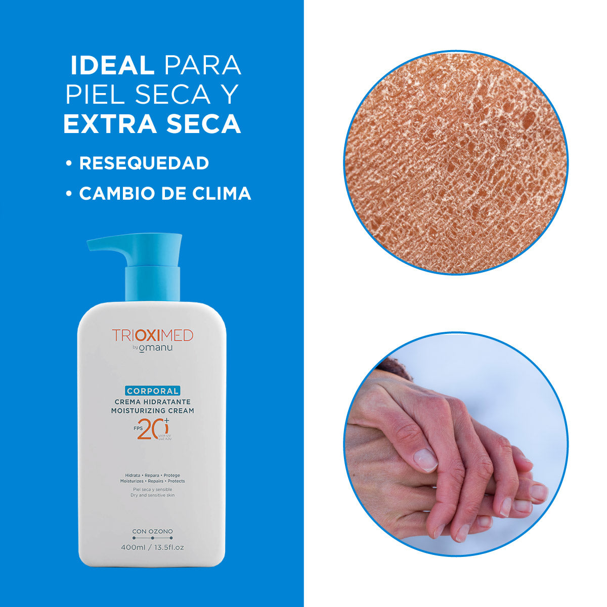 Crema Corporal 400 Ml - Trioximed