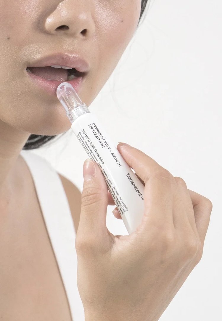 Mascarilla Labial Tratamiento de Noche Suave y Terso - Transparent Lab