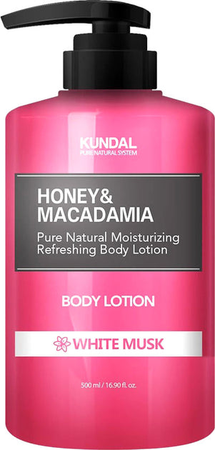 Crema Corporal De Miel y Macadamia White Musk 500 ml - Kundal