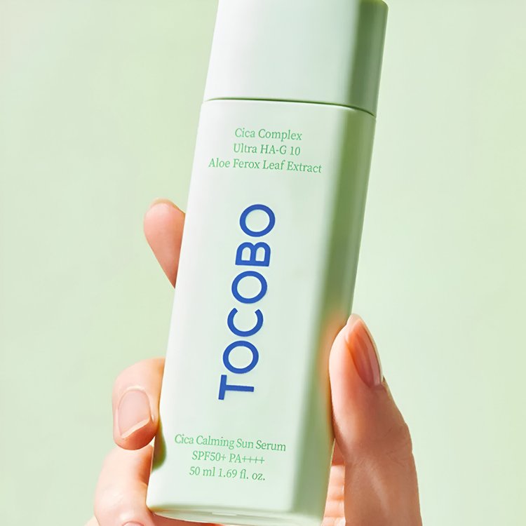 Bloqueador Solar en Crema Calmante CICA SPF50+ 50 ml - Tocobo
