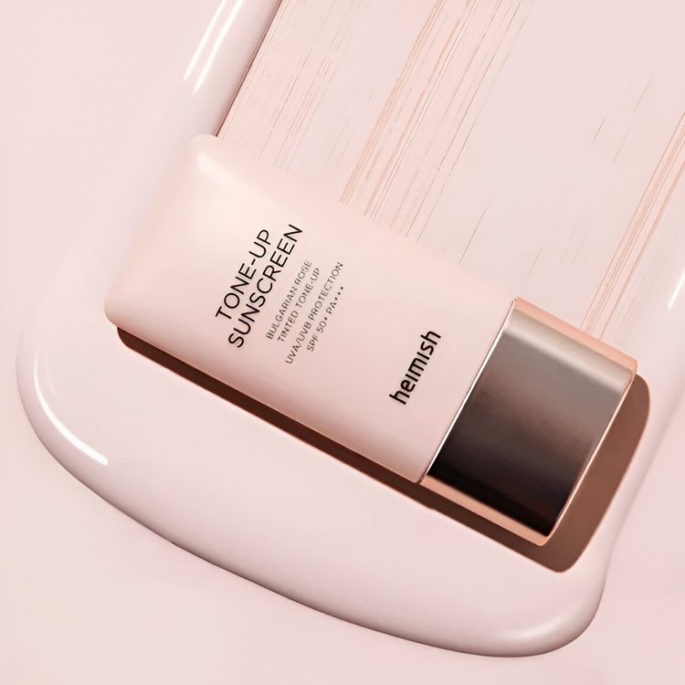 Bloqueador Solar Tonificante Rosa Bulgara 30ml SPF50+ PA+++ - Heimish