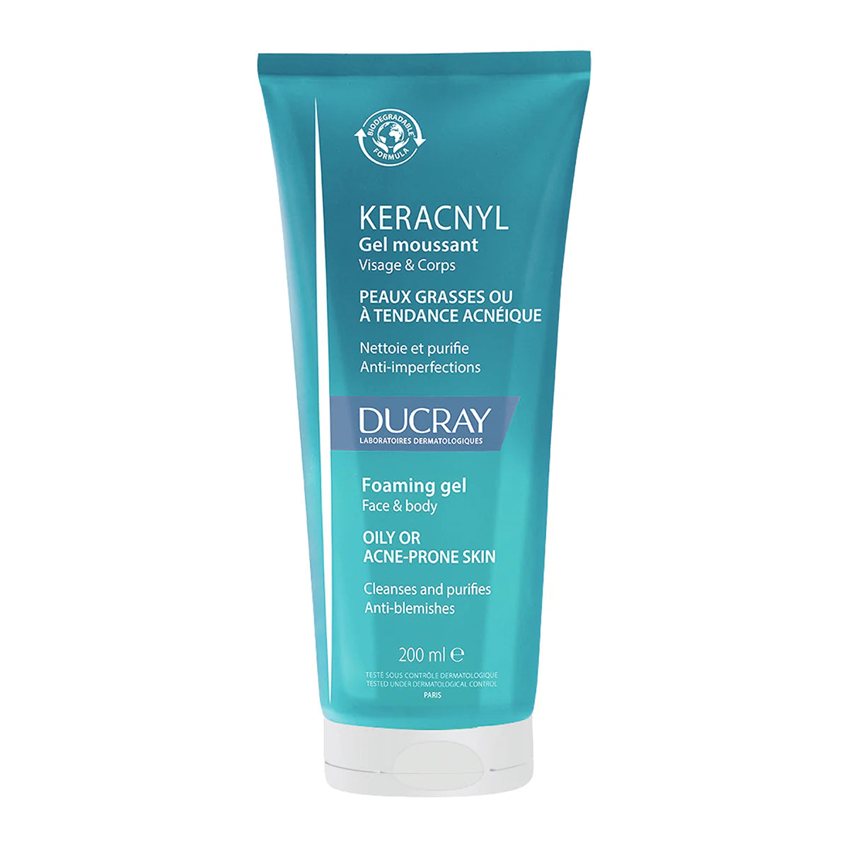 Gel Facial Limpiador Keracnyl 200Ml - Ducray