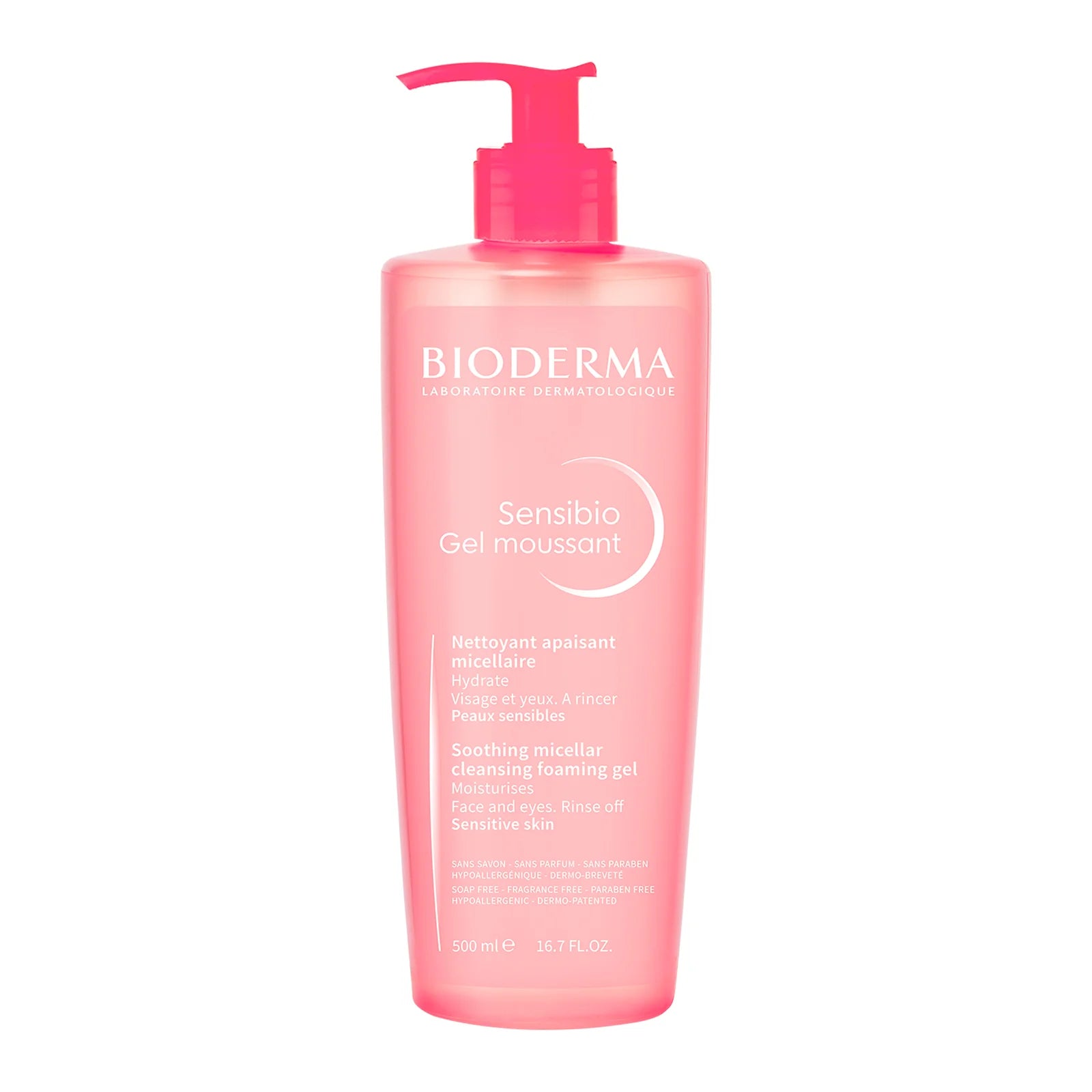 Gel Micelar Limpiador Moussant 500 Ml - Bioderma