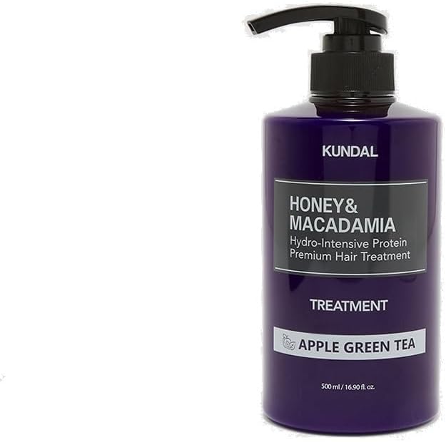 Tratamiento de Proteínas de Miel y Macadamia Té Verde y Manzana 500 ml - Kundal