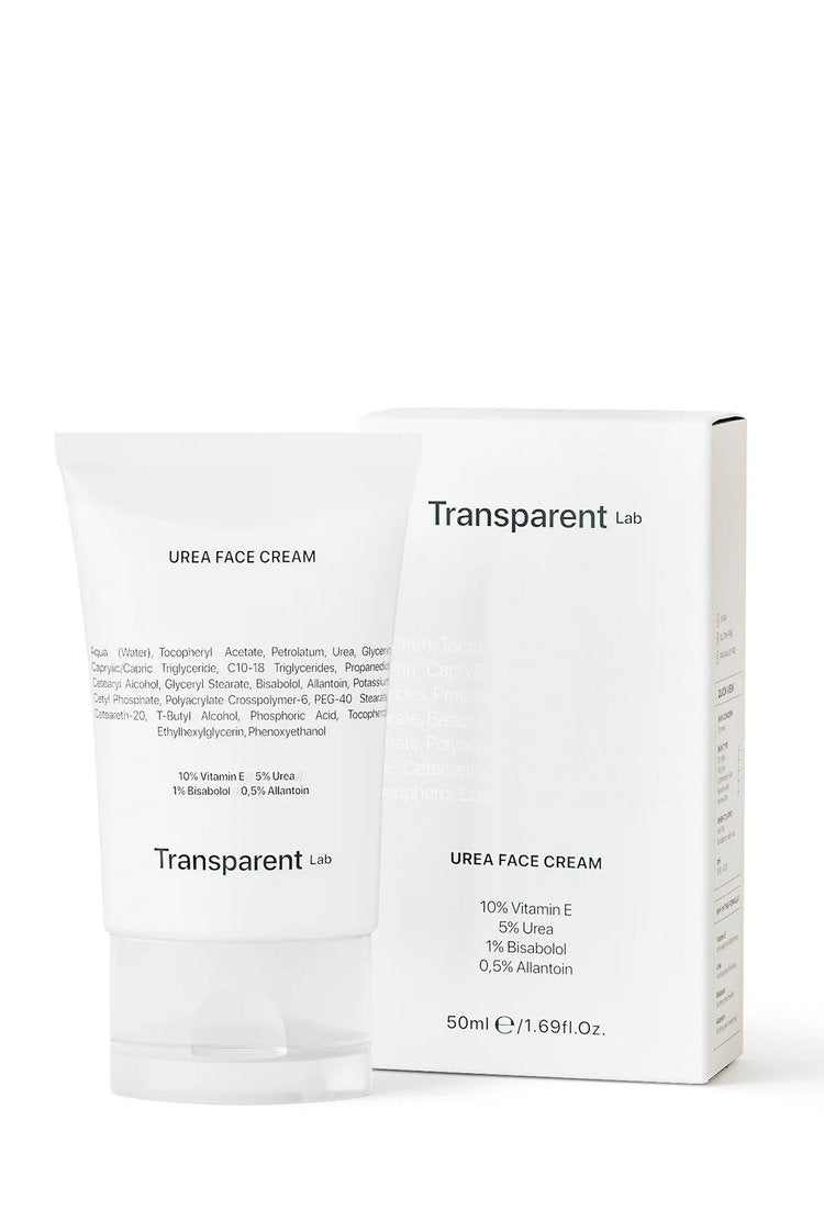 Crema Hidratante con Urea 5% 50ml - Transparent Lab