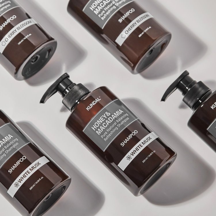 Shampoo Natural de Miel y Macadamia Almizcle Blanco 100 ml - Kundal