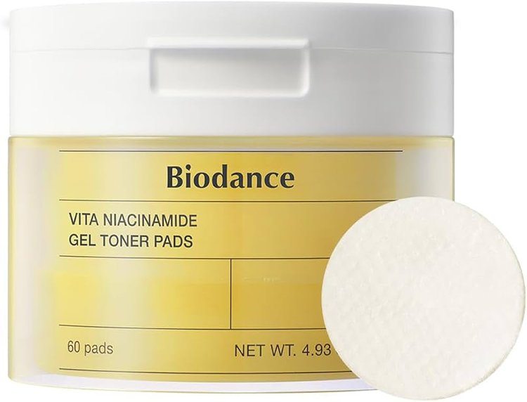 Vita Niacinamide Gel Toner Pad 60 piezas - Biodance