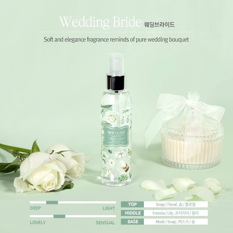 Body Mist Wedding Bride 145 ml - Bouquet Garni