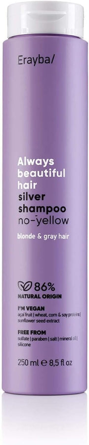 Shampoo Silver No Yellow Abh 250 ml - Erayba