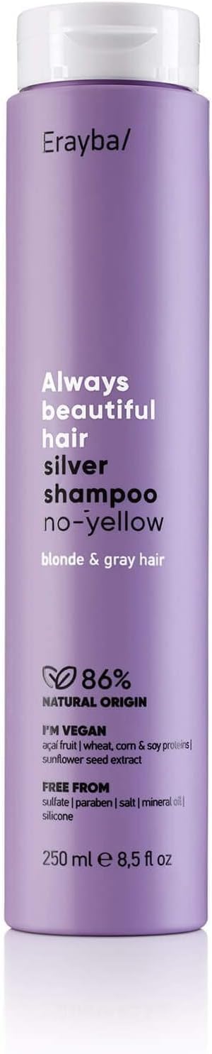 Shampoo Silver No Yellow Abh 250 ml - Erayba