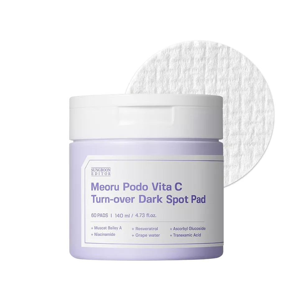 Almohadilla Meoru Podo VitaC Dark Spot Pad 140ml  - Sungboon Editor