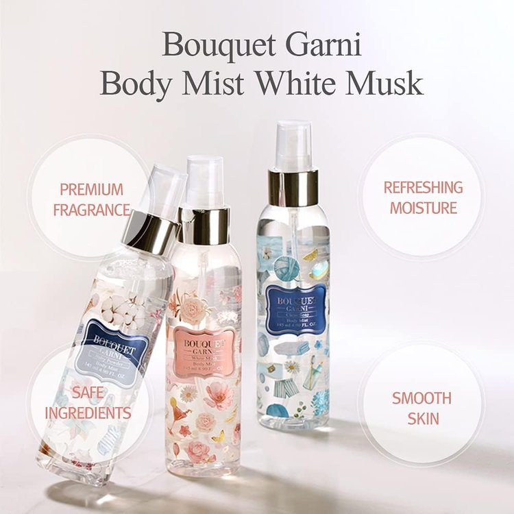 Body Mist Almizcle Blanco 145 ml - Bouquet Garni