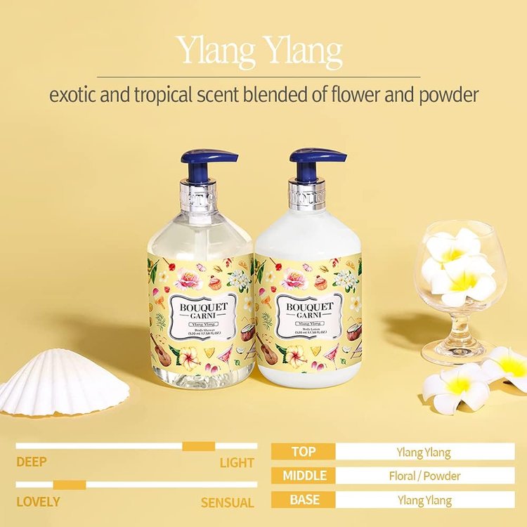 Loción Corporal de Ylang Ylang 520 ml - Bouquet Garni