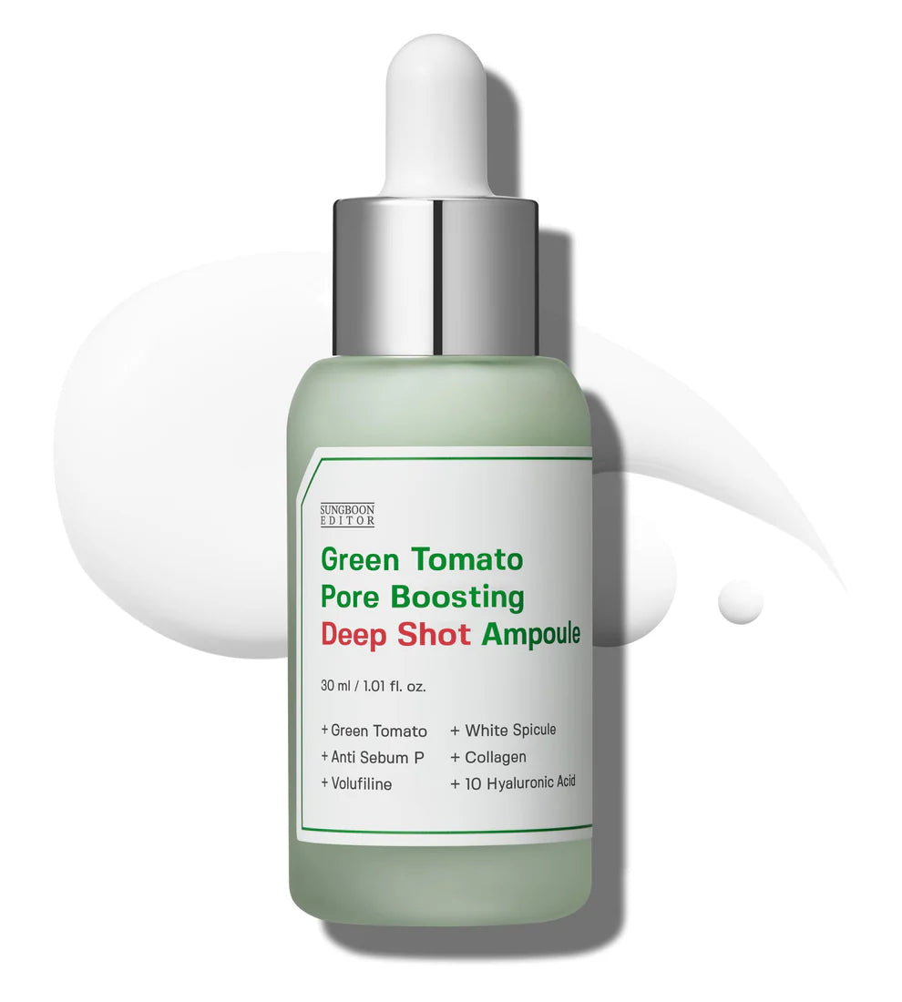 Ampolleta Green Tomato Pore Boosting Deep Shot Ampoule 30ml - Sungboon Editor
