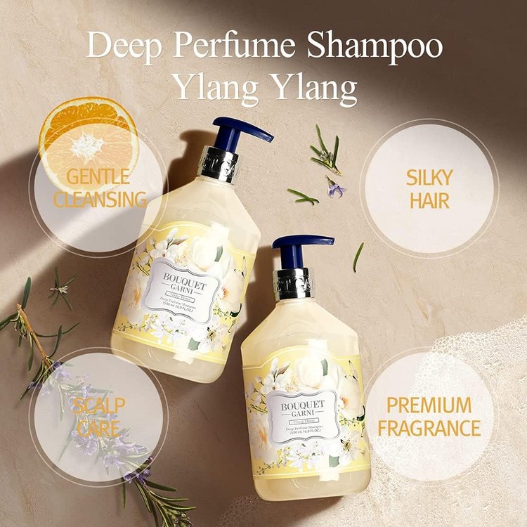 Shampoo Aroma de Larga Duración Ylang Ylang 500 ml - Bouquet Garni