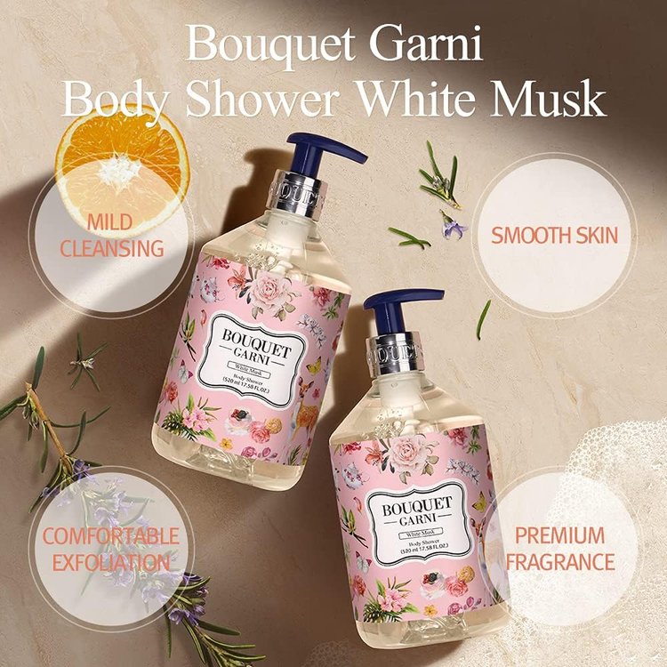 Jabón Corporal Aroma Almizcle 520 ml - Bouquet Garni
