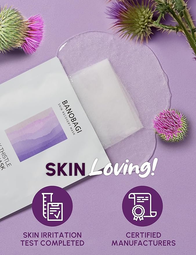 Mascarilla Facial Reparadora de Leche de Cardo - Banobagi