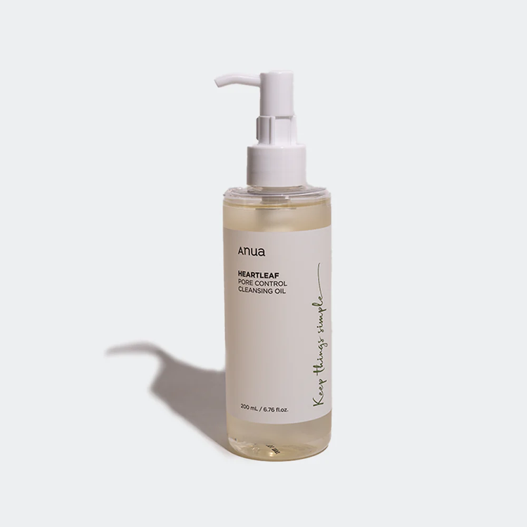 Aceite Limpiador Control de Poros de Hoja de Corazón 200 ml - Anua