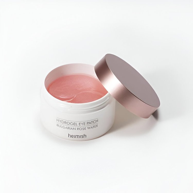 Parches para Ojos de Hidrogel de Rosa Bulgara - Heimish
