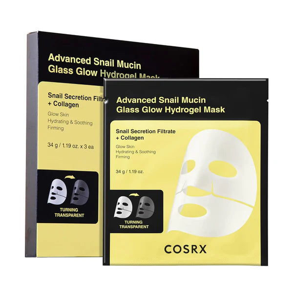 Mascarilla de Hidrogel Iluminadora con Baba de Caracol Avanzada 34 gr - Cosrx