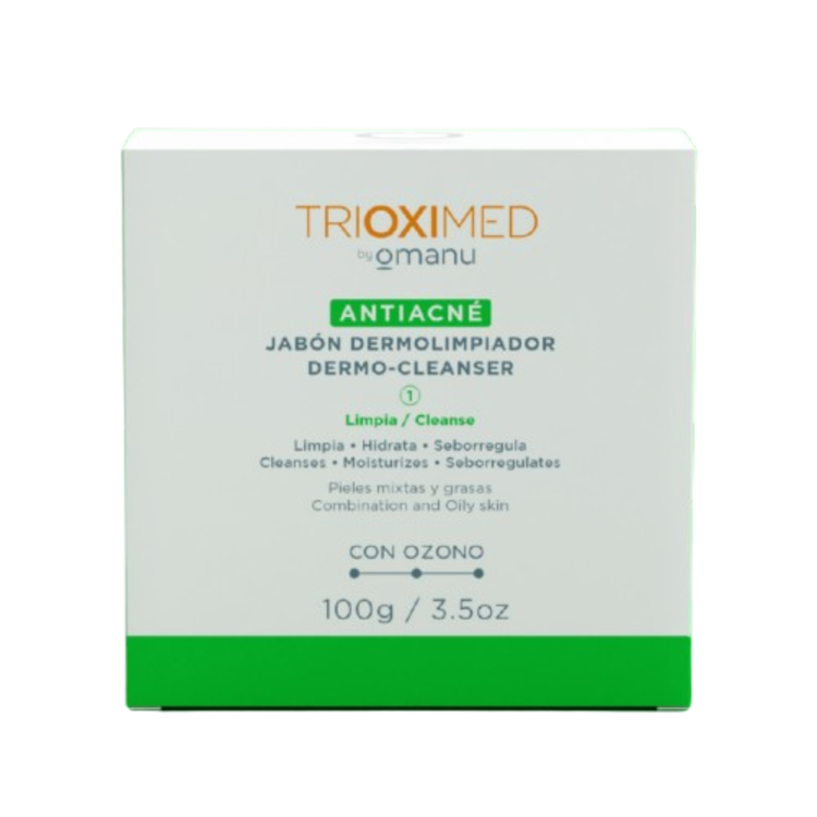 Jabón Antiacné Dermolimpiador 100 g - Trioximed