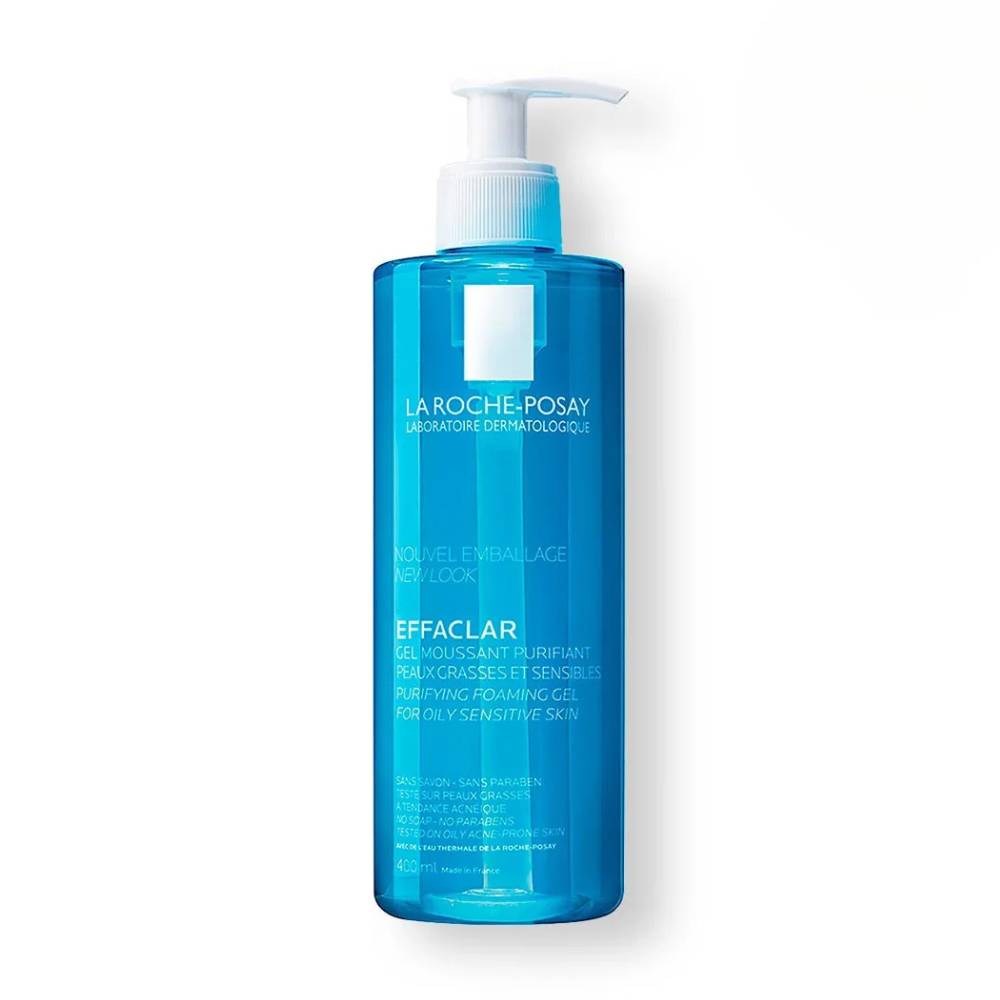 Gel Limpiador Facial Effaclar Piel Grasa y Sensible 400 ml - La Roche Posay