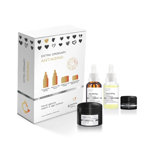 Kit Antienvejecimiento Extra Ordinary 4 pz - Alchemy Care Cosmetics