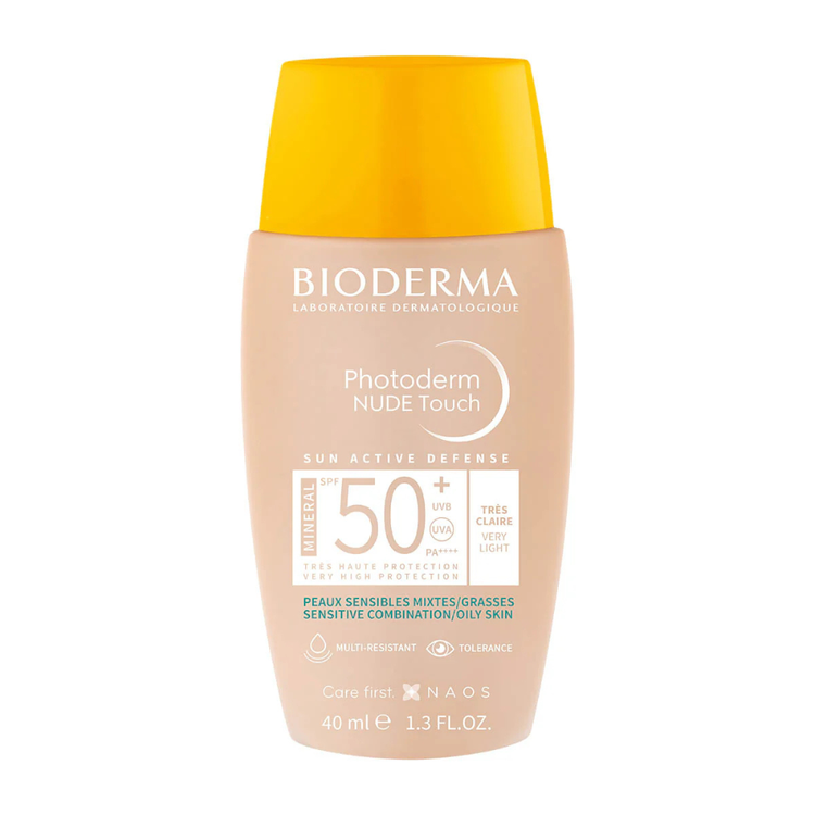 Bloqueador Solar Facial Photoderm Nude Touch FPS 50+ 40 ml Bioderma