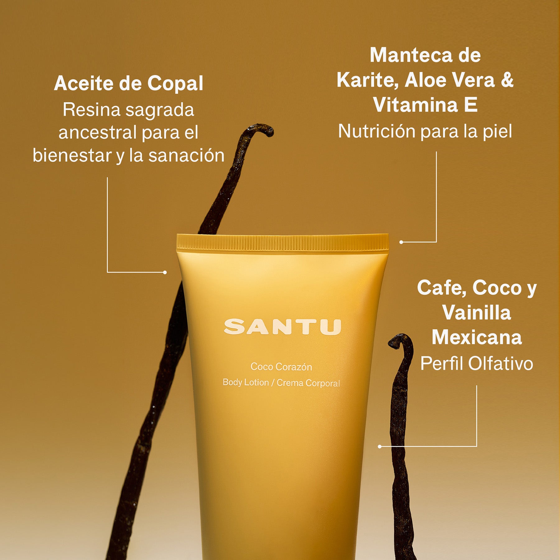 Crema Corporal Coco Corazón 250 ml - Santu