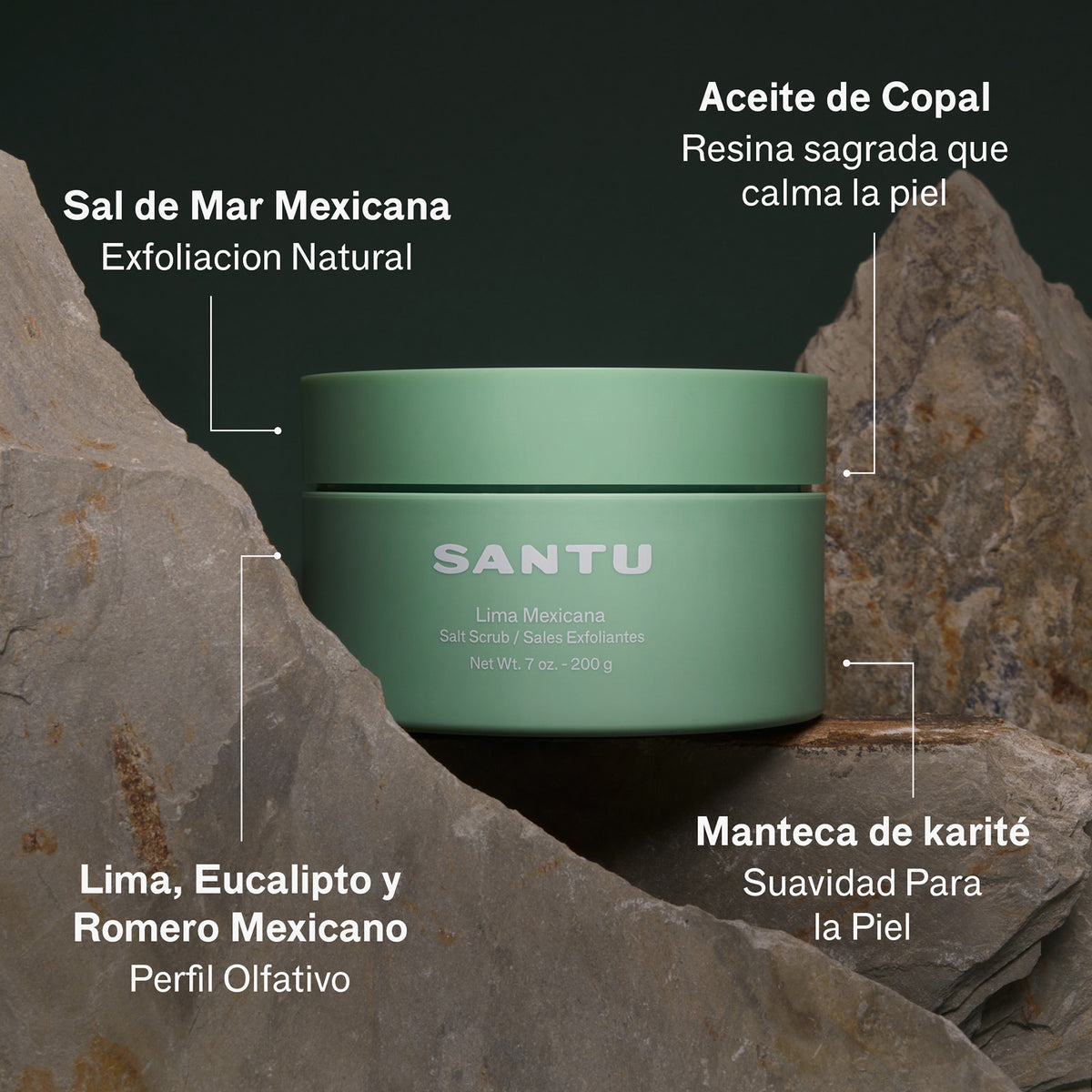Sales Exfoliantes Lima Mexicana 275 gr- Santu