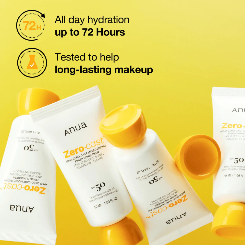 Protector Solar Zero-Cast Moisturizing Finish Sunscreen 50 ml - Anua