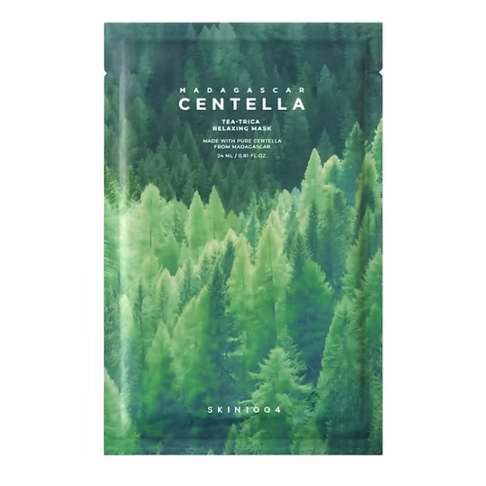 Mascarilla de Tela Relajante Madagascar Centella Tea-Trica 1 pza - Skin1004