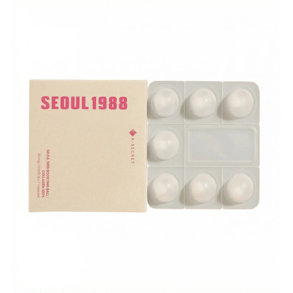 Ampollas Para La Piel Del Rostro Con 100% Colágeno - Seoul 1988